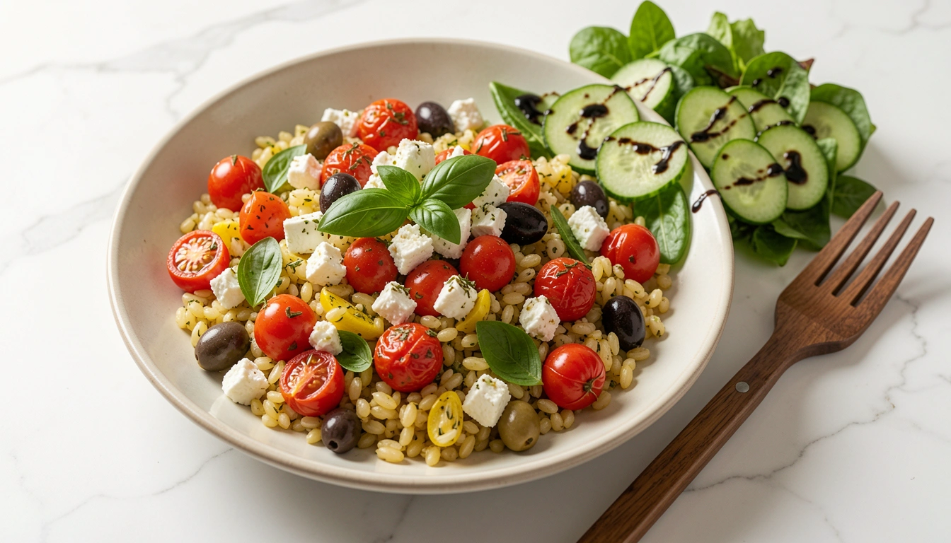 How To Make Orzo Dinner With Salad